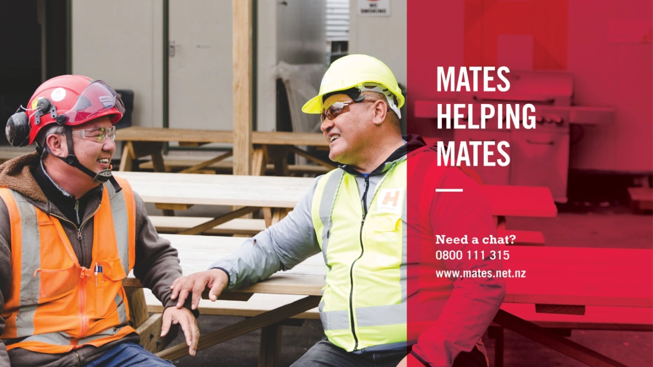 Mates helping mates poster